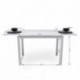 Conjunto de mesa de cocina extensible con 4 sillas PARIS WHITE