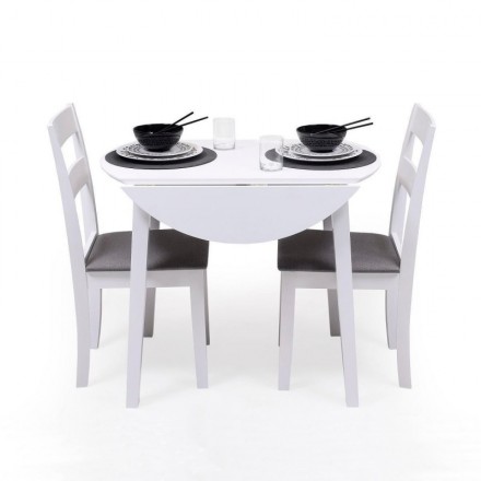 Conjunto de comedor CAIRO TOWER NORDIC mesa Tower 120x80 cm y 4 sillas  Nordic - Centro Mueble Online