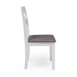 Conjunto de comedor DALLAS WHITE mesa de comedor redonda extensible y 2 sillas de comedor
