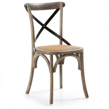 Silla de madera de olmo inspiración Thonet SILEA