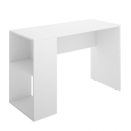 Mesa escritorio juvenil CHIC tablero de partículas melaminizado color blanco, fucsia o azul 205x107x120 cm