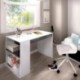 Mesa escritorio juvenil TEO tablero de partículas melaminizado color blanco/natural o grafito/blanco 115x50x74 cm
