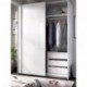Cajonera interior de tres cajones para armarios SLIDE / ESSEN color blanco 60x60x45 cm