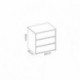 Cajonera interior de tres cajones para armarios SLIDE / ESSEN color blanco  60x60x45 cm - Centro Mueble Online