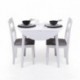 Mesa de comedor redonda extensible DALLAS