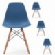 Conjunto de comedor TOWER 100. Mesa redonda de 100 cm y 4 sillas TOWER Eames