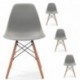 Conjunto de comedor TOWER 100. Mesa redonda de 100 cm y 4 sillas TOWER Eames