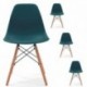 Conjunto de comedor TOWER 100. Mesa redonda de 100 cm y 4 sillas TOWER Eames