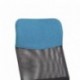 Silla de oficina o estudio LEIVA tapizada en tela y tejido 3D con mecanismo hidráulico y respaldo ergonómico alto