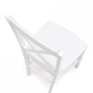 Silla de comedor GOLF de madera. Asiento madera y respaldo ASPA con pala curva.Medidas: Ancho 40 cm Fondo 44 cm Alto 85 cm Altur
