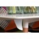 Mesa de comedor y cocina de diseño nórdico TOWER patas de haya
