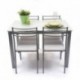 Conjunto de cocina PARIS mesa extensible con 4 sillas