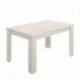 Mesa extensible DINE tablero de partículas melaminizado color blanco brillo, natural, fines/milano o gris 140/190x90x77 cm