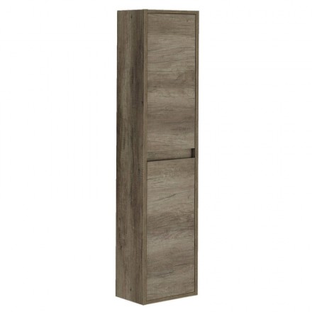 Columna de baño DAKOTA para colgar a la pared con 2 puerta color nordik de 30x25,5x140 cm