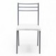 Silla de cocina PARIS asiento de pvc y estructura de metal