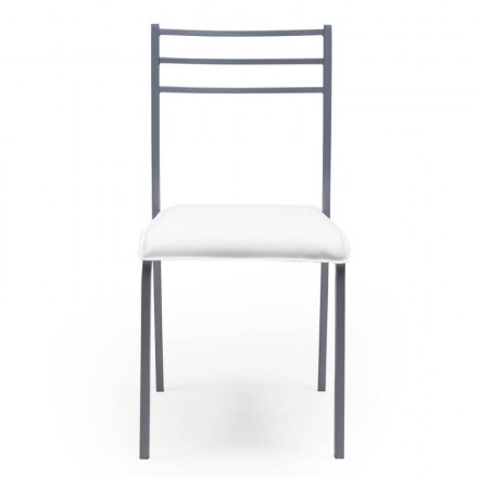 Silla de cocina PARIS asiento de pvc y estructura de metal