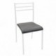 Silla de cocina PARIS asiento de pvc y estructura de metal