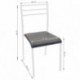 Silla de cocina PARIS asiento de pvc y estructura de metal