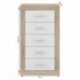 Sinfonier de 5 cajones COIMBRA color cambrian/blanco, cambrian/antracita y pina/trufle 60x106,3x39,6 cm