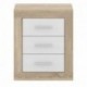 Mesilla de 3 cajones COIMBRA color cambrian/blanco, cambrian/antracita y pina/trufle 50x60x34,6 cm
