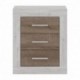 Mesilla de 3 cajones COIMBRA color cambrian/blanco, cambrian/antracita y pina/trufle 50x60x34,6 cm