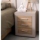 Mesilla de 3 cajones COIMBRA color cambrian/blanco, cambrian/antracita y pina/trufle 50x60x34,6 cm