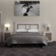 Cabecero cama matrimonio COIMBRA color cambrian/blanco, cambrian/antracita y pina/trufle 160x119,6 cm