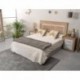 Cabecero cama matrimonio COIMBRA color cambrian/blanco, cambrian/antracita y pina/trufle 160x119,6 cm
