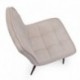 Silla Tapizada SALA con Patas Metálicas negras
