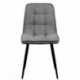 Silla Tapizada SALA con Patas Metálicas negras