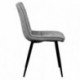 Silla Tapizada SALA con Patas Metálicas negras