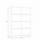 Armario de Puertas Correderas DOMY 150 cm – Blanco Mate, Roble Artisan o Espejo