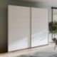 Armario de Puertas Correderas DOMY 220 cm – Blanco Mate o Roble Artisan