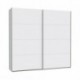 Armario de Puertas Correderas DOMY 220 cm – Blanco Mate o Roble Artisan