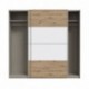 Armario de Puertas Correderas DOMY 220 cm – Blanco Mate o Roble Artisan