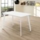 Mesa de cocina Cody blanco de 120x70. Estilo Nórdico y ecónomico para tu cocina o comedor informal