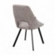 Silla  KITTY Tapizada Moderna en Tela con patas metálicas – Confort y Estilo