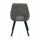 Silla  KITTY Tapizada Moderna en Tela con patas metálicas – Confort y Estilo