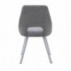 Silla  KITTY Tapizada Moderna en Tela con patas metálicas – Confort y Estilo