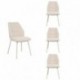 Pack 4 Sillas SEVILLA Tapizada – Diseño Moderno y Confortable