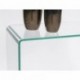 Mesa consola de cristal curvado MURANO de 100x35x75 cm